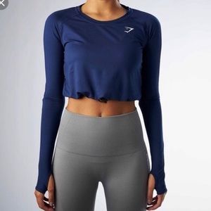 SOLD Gymshark Drawcord Crop Top